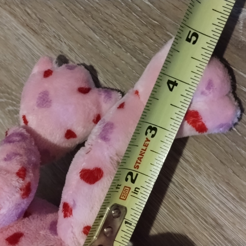 Ganz Webkinz Love Frog HM144 Valentine's Day Pink W/ Hearts No Code - Picture 12 of 13